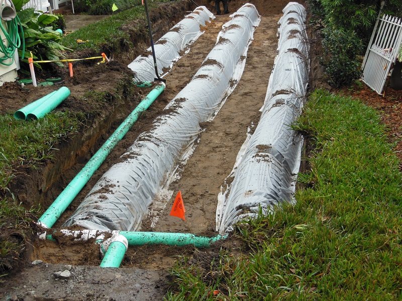 Drain Field Installation
