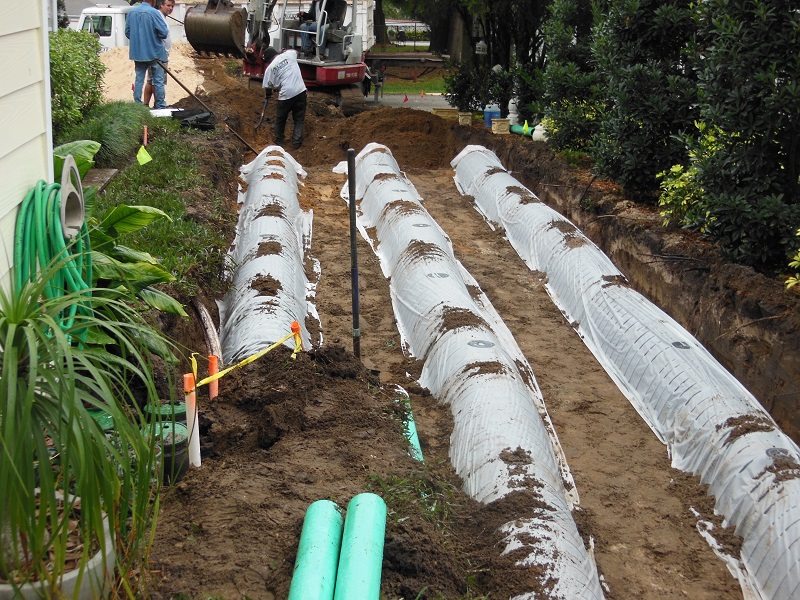 Drain Field Installation