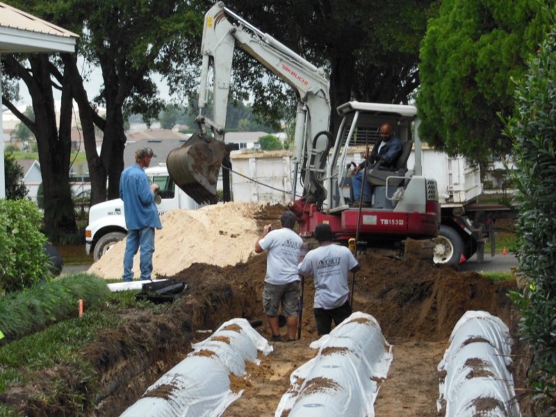 Drain Field Installation