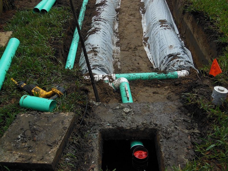 Drain Field Installation