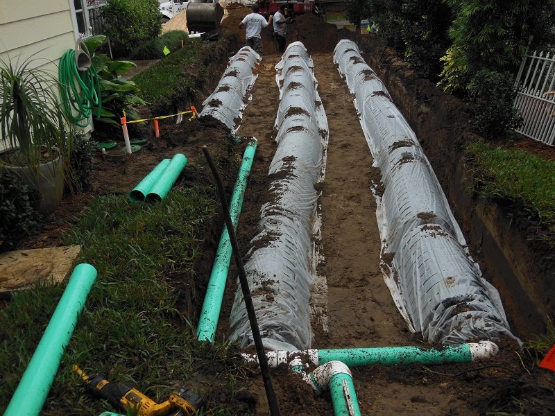 Drain Field Installation
