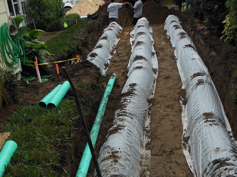 Drain Field Installation