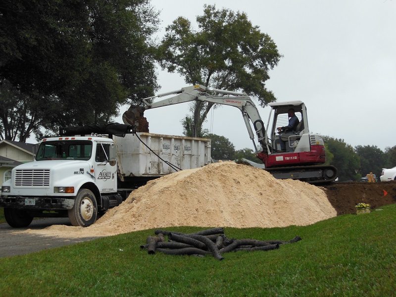 Drain Field Installation