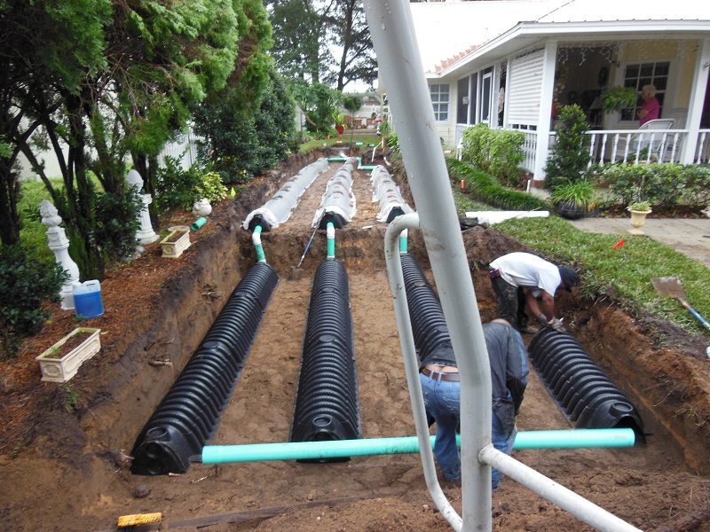 Drain Field Installation