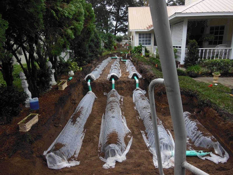 Drain Field Installation